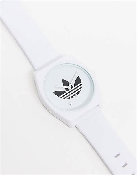 adidas sp1 weiss uhr|adidas SP1 Process silicone watch in white .